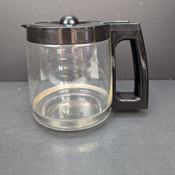 Hamilton Beach Flexbrew Replacement 12 Cup Coffee Carafe Clear with Black Lid - Picture 1 of 8